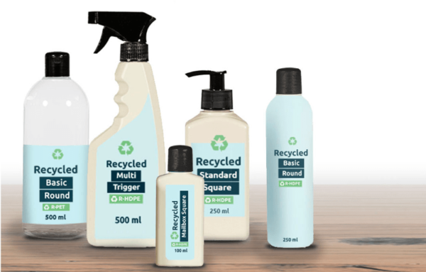 Soap bottles PET Transparent